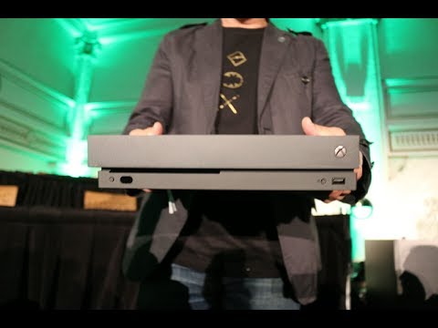 Major Nelson unveils the Xbox One X for the 1st time! Major Nelson unveils the Xbox One X for the 1st time!