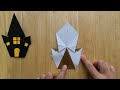 유령의 집 종이접기 할로윈 종이접기 easy origami ghost s house halloween diy