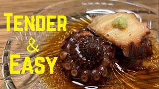 How to make boiled octopus-Japanese Sushi restaurant appetizers!!