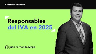 De esta manera se puede determinar quiénes quedan siendo responsables del IVA en 2025