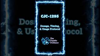 How to Use CJC-1295 Peptide | Dosage, Timing, and Usage Guidelines #peptides