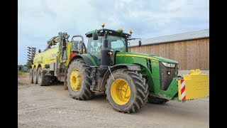 JOHN DEERE 8370R PICHON Slurry Tanker | CORNEE-LOUVET