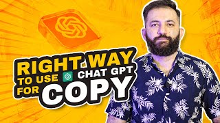 The real way: How A Copywriter Uses ChatGPT