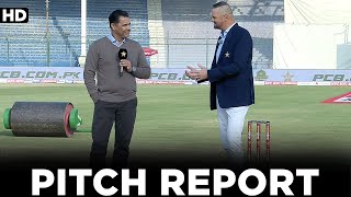 Pitch Report | Pakistan vs New Zealand | 1st Test Day 2 | PCB | MZ2L