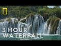 3 Hours of Relaxing Waterfall Sounds | Europe From Above | National Geographic UK