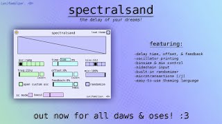 spectralsand (plugin demo)