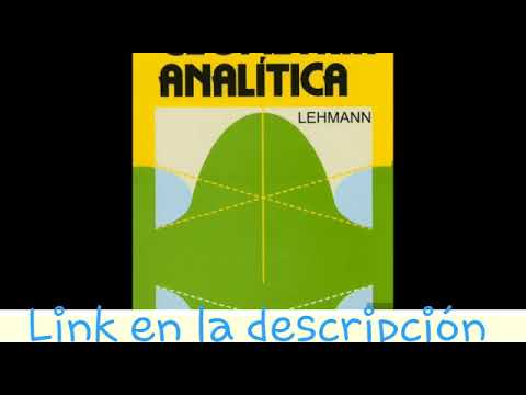 Descargar Libro De Geometria Analítica Lehmann + Solucionario - YouTube