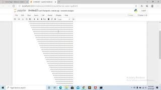 Python Program to Print an Inverted Star Pattern