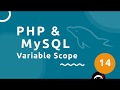 PHP Tutorial (& MySQL) #14 - Variable Scope
