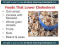 Cholesterol Lowering Foods List 480p