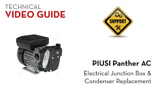 Piusi Panther - Electrical Junction Box and Condenser Replacement