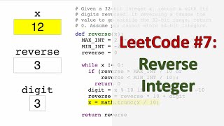 LeetCode 7: Reverse Integer