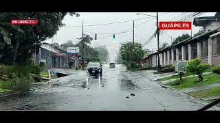 Lluvias generan problemas en alcantarillas y carreteras del Caribe