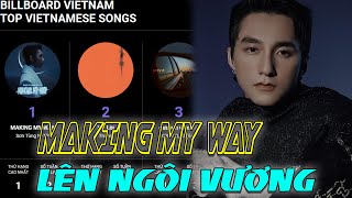 Sơn Tùng M-TP chính thức lên 'ngôi vương' trên cả hai BXH Billboard Vietnam