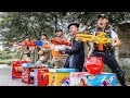 Nerf Guns War : S.W.A.T Men Of SEAL TEAM Use Nerf Gun Fight Mad Leader Dangerous Criminal Group