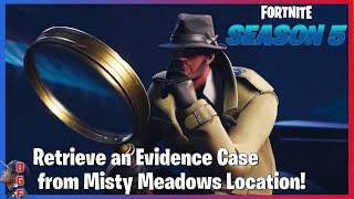 Retrieve an Evidence Case from Misty Meadows Location! – Fortnite Common Quests