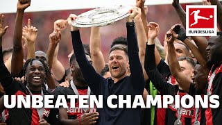 Bayer Leverkusen Lift the Trophy!
