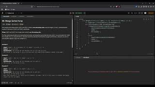 Merge Sorted Array | LeetCode Easy Problem 88 | Optimal Solution