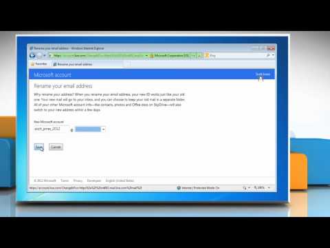 How to rename your old Hotmail™ Email address to an Outlook.com How to rename your old Hotmail™ Email address to an Outlook.com