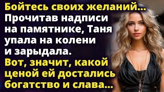 Бойтесь своих желаний...Когда Таня узнала, какой ценой ей досталось богатство Истории любви