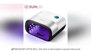 SUNUV SUN3 Nail Dryer Smart 2.0 48W UV LED Lamp Nail with Smart Timer Memory Invisible Digital Timer