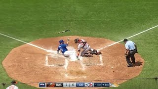 BAL@TOR: Pillar plates Martin with single to tie game