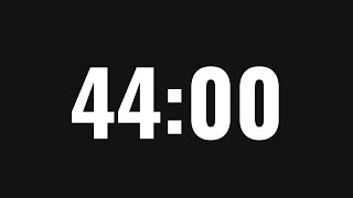 44 MINUTE COUNTDOWN TIMER ⏰ (44 Minute Timer)