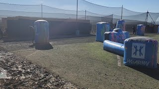 ASG Paintball. D4 DIVINE BLAZE VS D3 MINT FACTORY. Speedball Sunday! 1.22.23