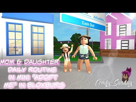 Mom Daughter In Mini Adopt Me In Bloxburg Pakvimnet Hd - 