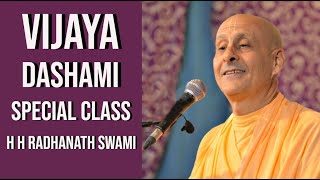 Vijaya Dashami Special Class | HH Radhanath Swami | ISKCON Chowpatty |