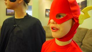 Superman vs Batman The Flash PART 2 in real life SuperHero Kids