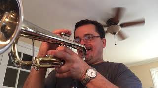 Conn 28A Long Cornet 1960 demo