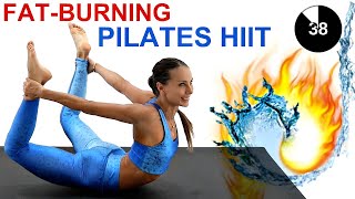 30 MINUTE FAT-BURNING PILATES HIIT WORKOUT (NO EQUIPMENT) | PILATES AT HOME