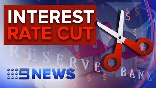 BREAKING NEWS: RBA cuts cash rate by 0.25% to 1% | Nine News Australia