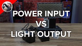 Aputure F7 - Reduced Output with Different Power Sources!? USB, Battery, and D-Tap Test