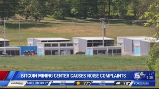 Bitcoin mining center causing noise complaints