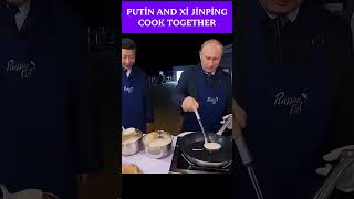 This Feels Unreal… Putin & Xi Jinping Cooking Together 😳 #putin #shorts #vladimirputin