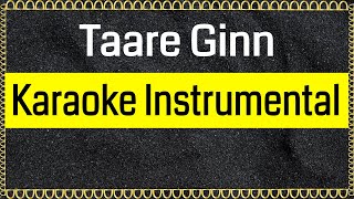 Taare Ginn Karaoke Instrumental |Dil Bechara | Piano Unplugged Karaoke
