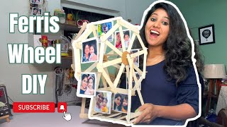 DIY Popsicle Stick Ferris Wheel Tutorial - Fun Craft Project!