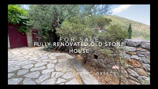 For Sale | Fully renovated old stone house | Tyros Arkadia Greece
