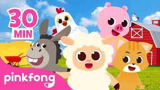 ¡Bienvenidos a la Granja de Pinkfong!🐮 🐷| Animales | +Recopilación | Pinkfong Canciones Infantiles