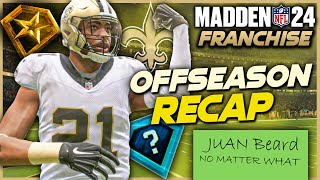 New Defensive Stars, QBs, and Rookies (Year 2 Offseason Recap) - Madden 24 Saints Franchise