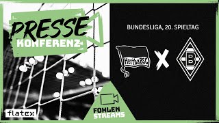 "Nach dem Ausgleich hat sich das Momentum geändert" 🎙 PK nach Hertha BSC - Borussia