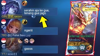 KETIKA TOP GLOBAL MOSKOV HARUS GENDONG TIM DALAM KEADAAN HARD GAME & HAMPIR KALAH ~ MLBB