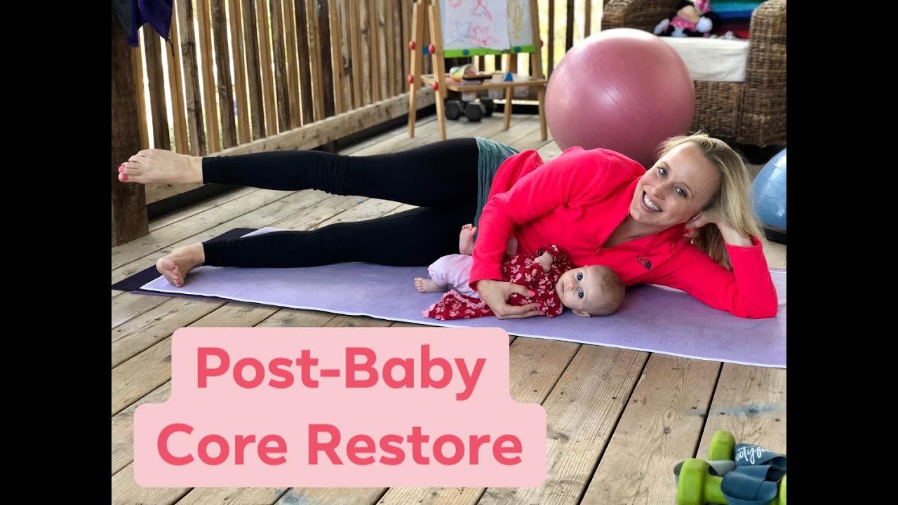 Post Baby Core Restore - YouTube