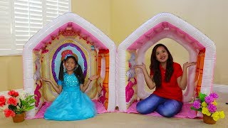 Wendy Pretend Play w/ Giant Indoor Inflatable Playhouse Kids Toy