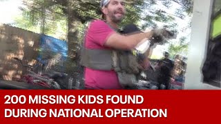 200 missing children found across the country in special operation | West Coast Wrap