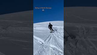 Perfect skiing conditions😮‍💨 #norway #tromsø #winter #skiing