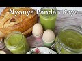 Nyonya pandan kaya (Pandan Coconut jam) 2020 #gingerlim