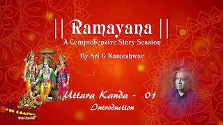 6-4-18 Ramayanam - Introduction to Uttara Kandam at 7pm only on www.rasawebtv.com/live.aspx